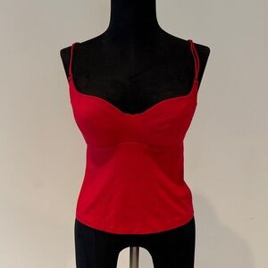Cosabella Vibrant Red Bra top